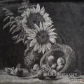 Pen Sketch Pen painting sunflower art creation Factory